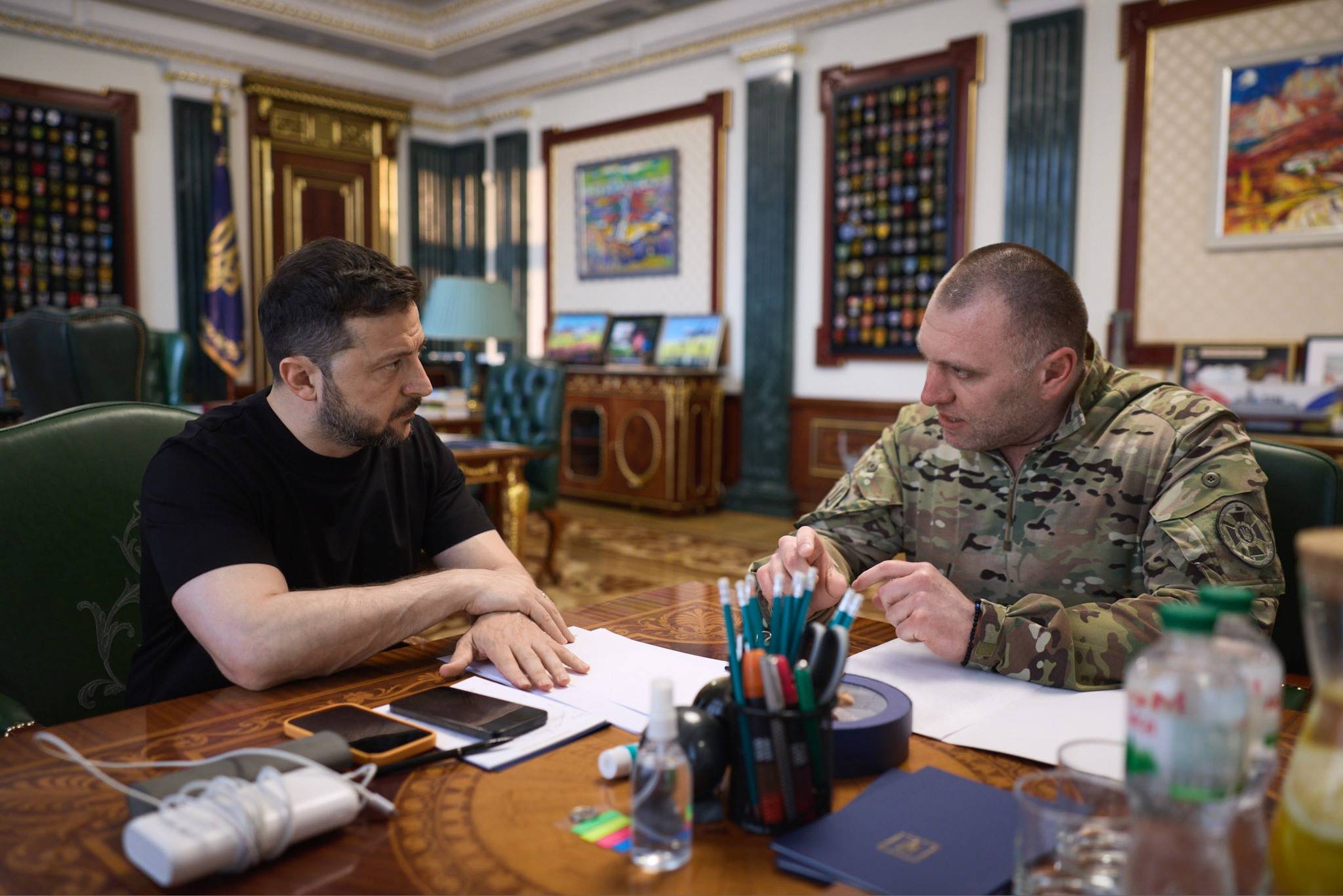 Володимир Зеленски и Василий Малюк Володимир Зеленски и Василий Малюк